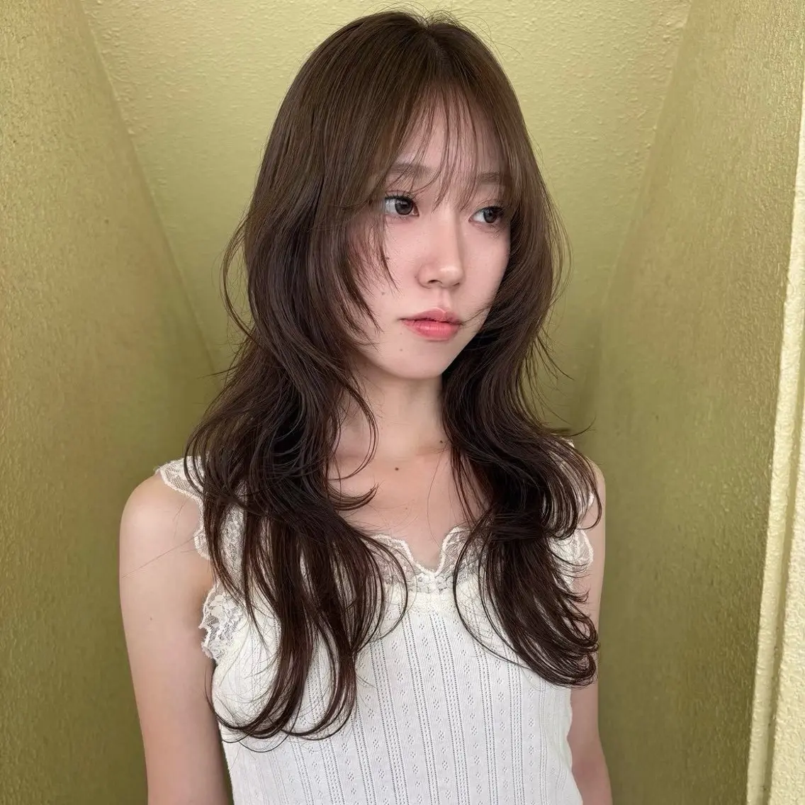 ロング カラー 縮毛矯正/レイヤー /kirara🌼のヘアスタイル