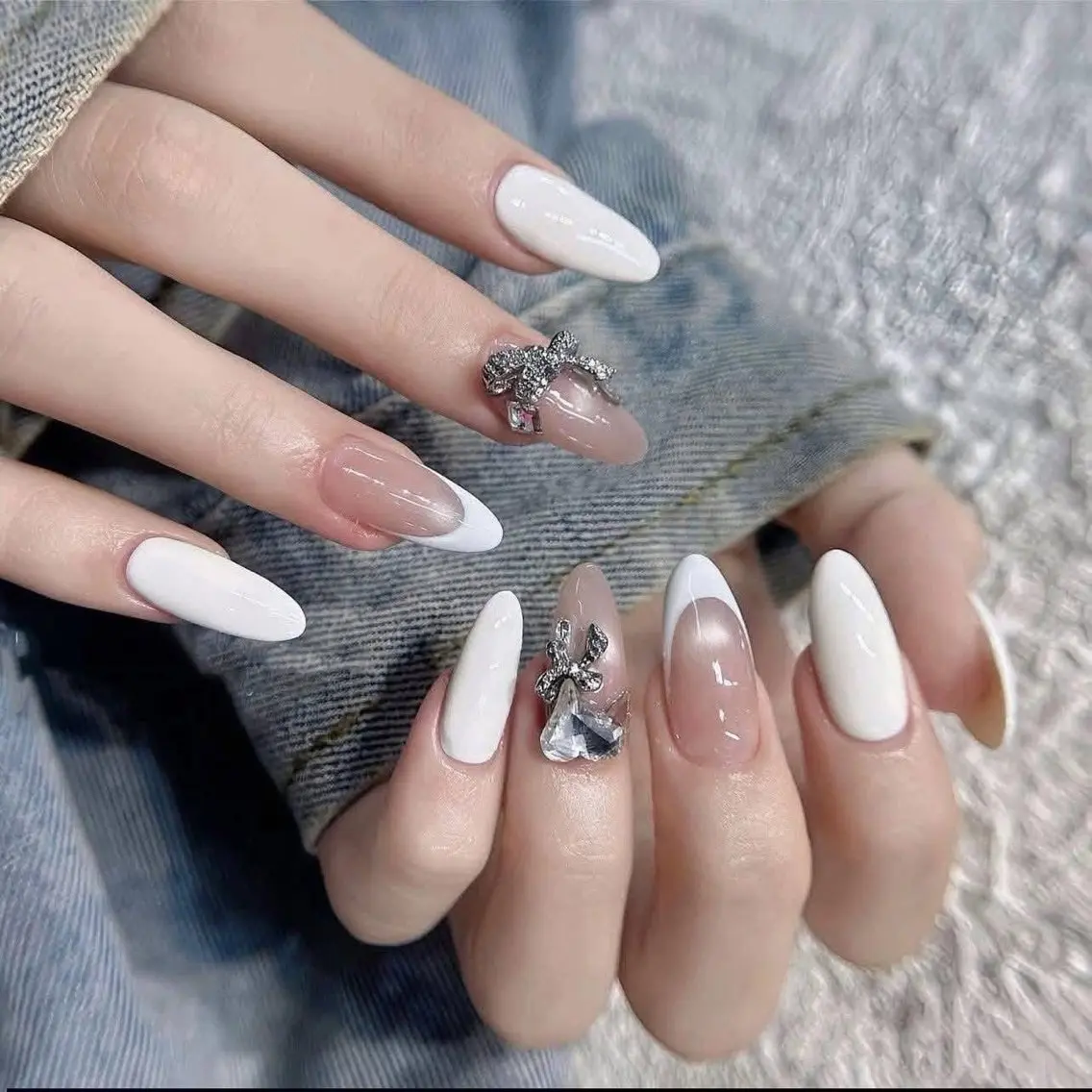 ネイル チークネイル フットネイル フレンチネイル グラデーション 韓国ネイル YUKI NAILのネイルデザイン