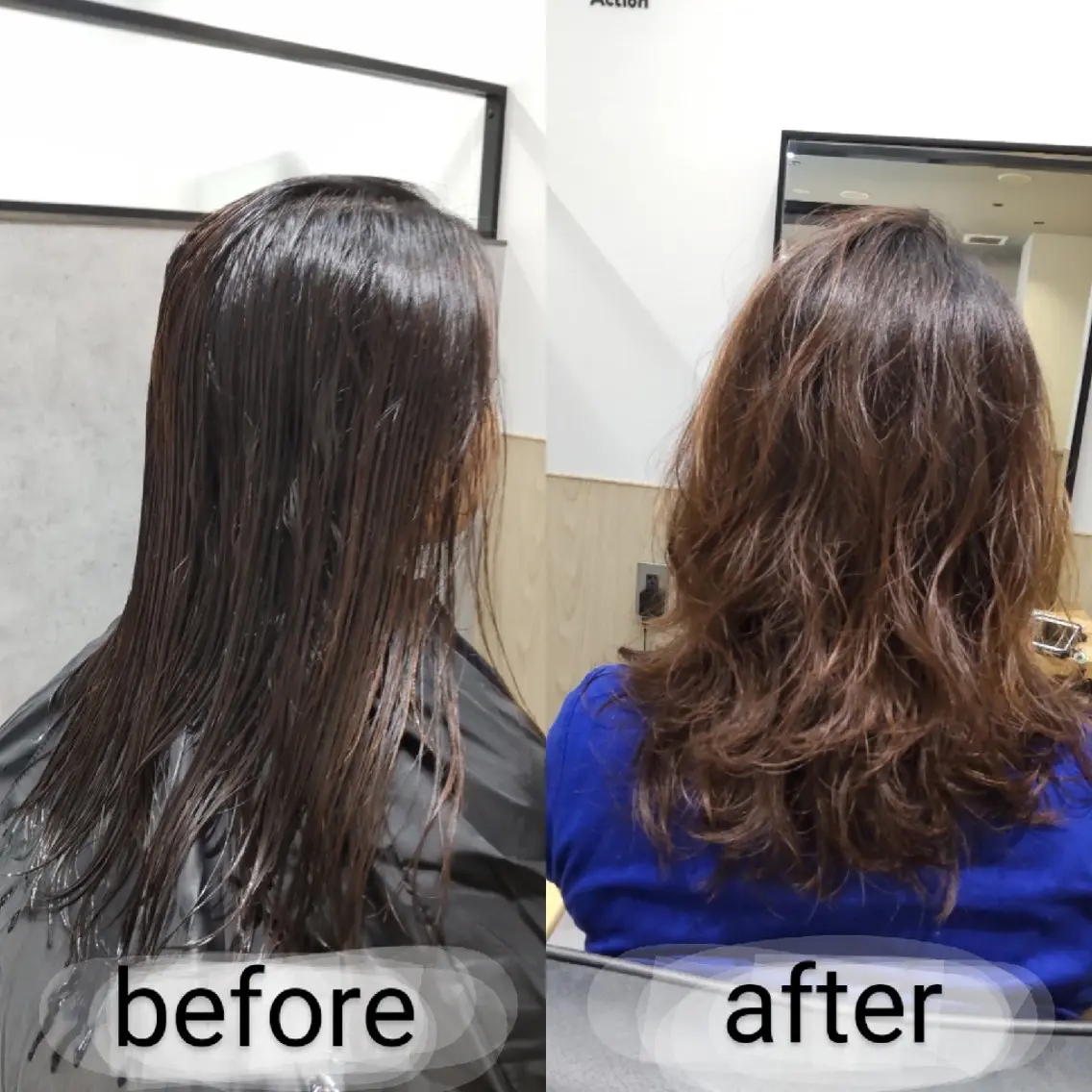 セミロング パーマ セミロングパーマ デジタルパーマ GO TODAY SHINのヘアスタイル