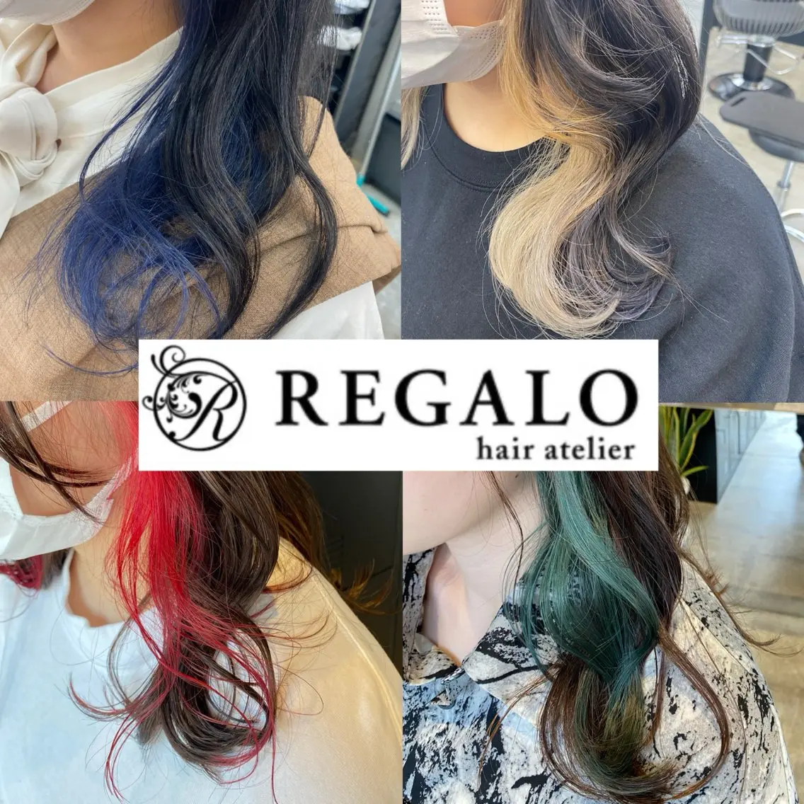 🍀ミニモ限定🍀カット+ダブルカラー(イヤリング)+プチトリートメントの写真