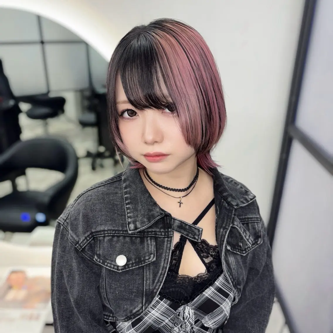 ミディアム カラー ヘアカラー Ren. 🦋デザインカラーのヘアスタイル
