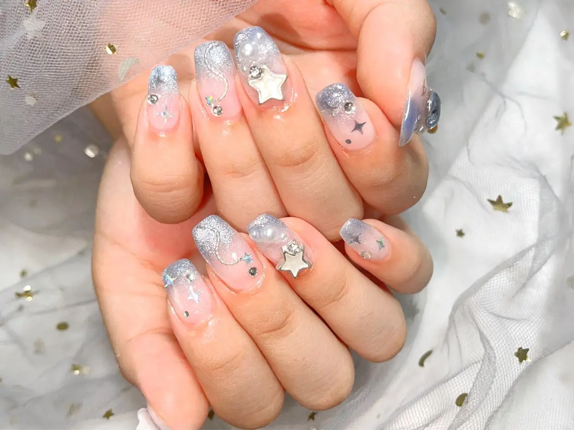 ネイル ハンドネイル 🎀ネイルサロン エクラYUI🎀のネイルデザイン