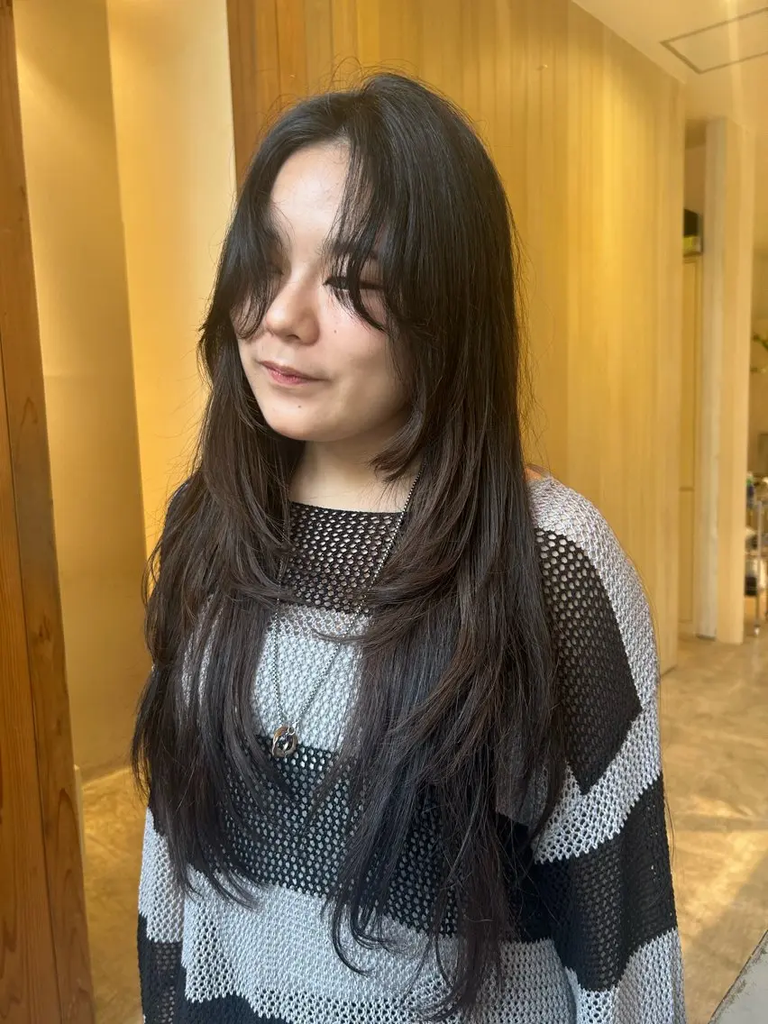 ロング 矢部 若葉のヘアスタイル
