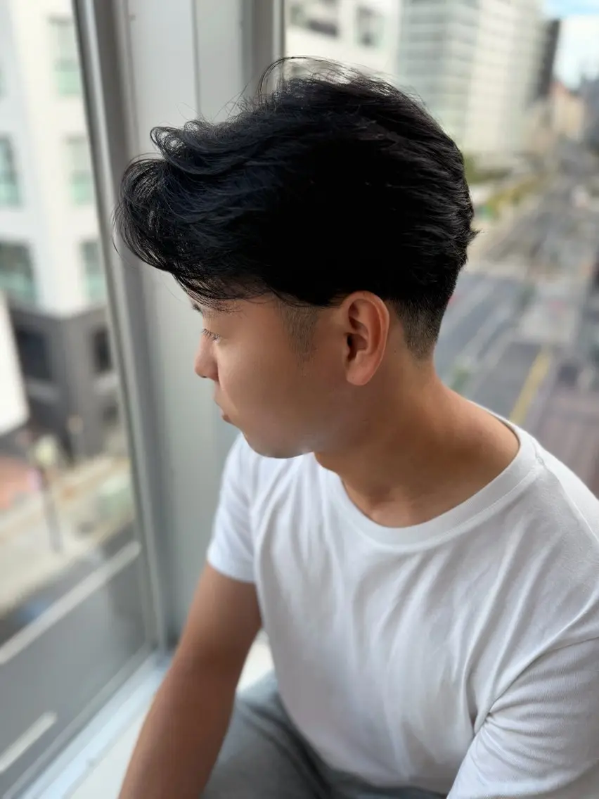 ショート パーマ 🔥メンズ特化方🔥 似合わせ💈三宅悠斗のヘアスタイル