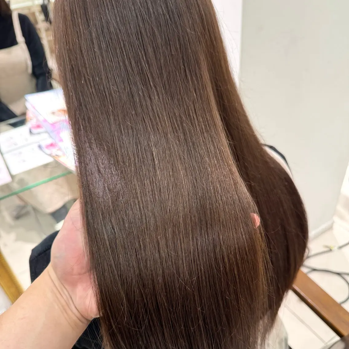 ロング カラー ヘアアレンジ ヘアカラー ブリーチなしカラー /新百合ヶ丘/安形翔のヘアスタイル