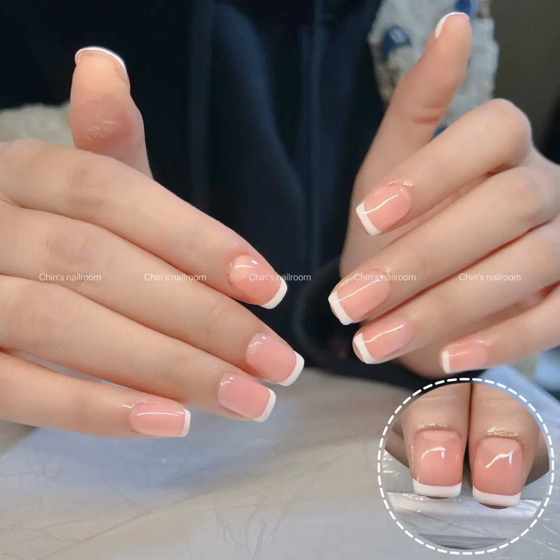 ネイル フレンチネイル ワンカラーネイル Kawaii ChibaNailのネイルデザイン