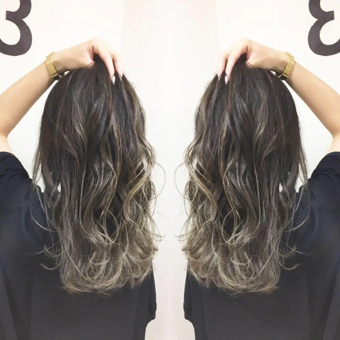 セミロング カラー グラデーションカラー グレージュ カット ヘアカラー トリートメント 綺麗な髪質にしたい方 限定🌈清水 祥のヘアスタイル