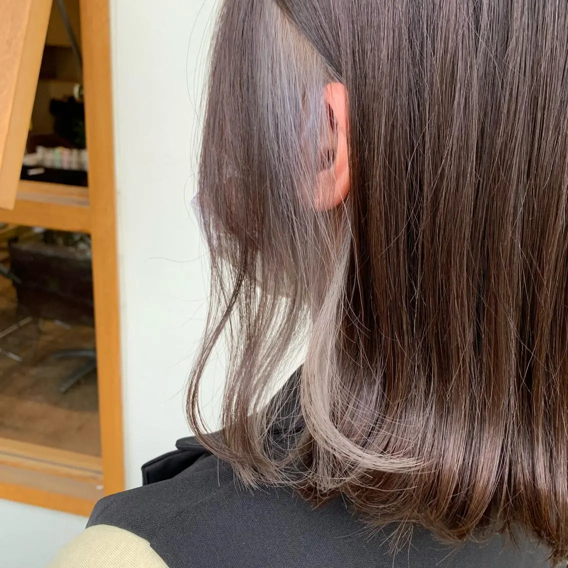 ミディアム ヘアカラー 山本 知佳のヘアスタイル