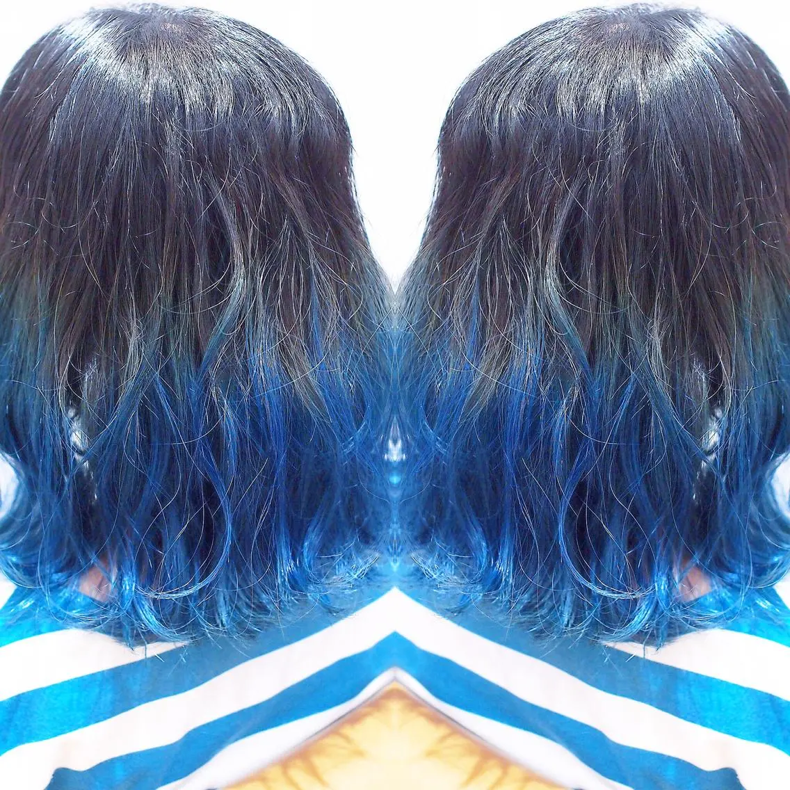 ミディアム カラー ヘアアレンジ 及川シゲル 髪質改善講師のヘアスタイル