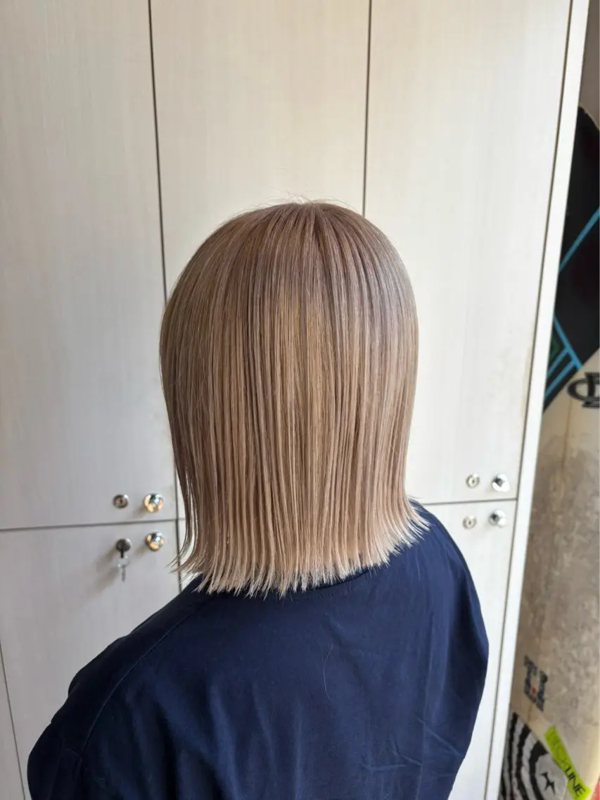 ミディアム ヘアカラー トリートメント ミズノ アイ 🪅のヘアスタイル