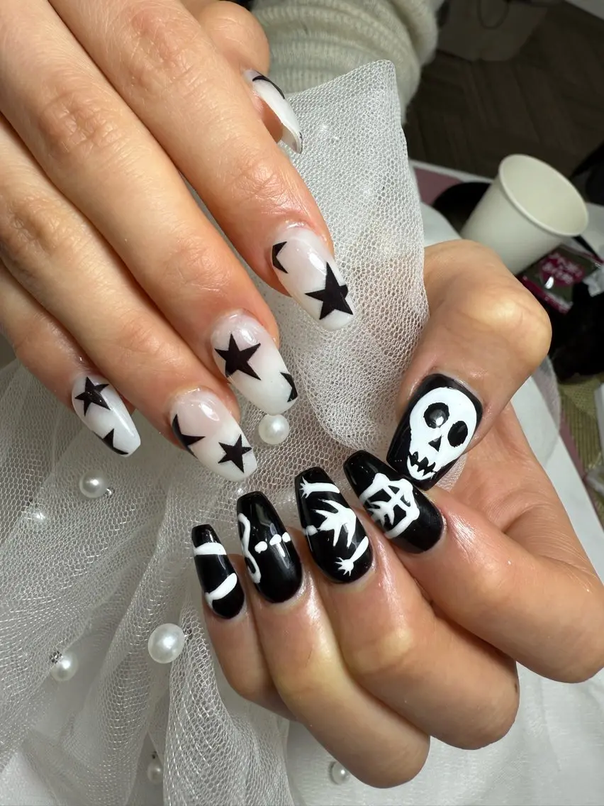 セミロング ハンドネイル Bibi nail Osakaのネイルデザイン