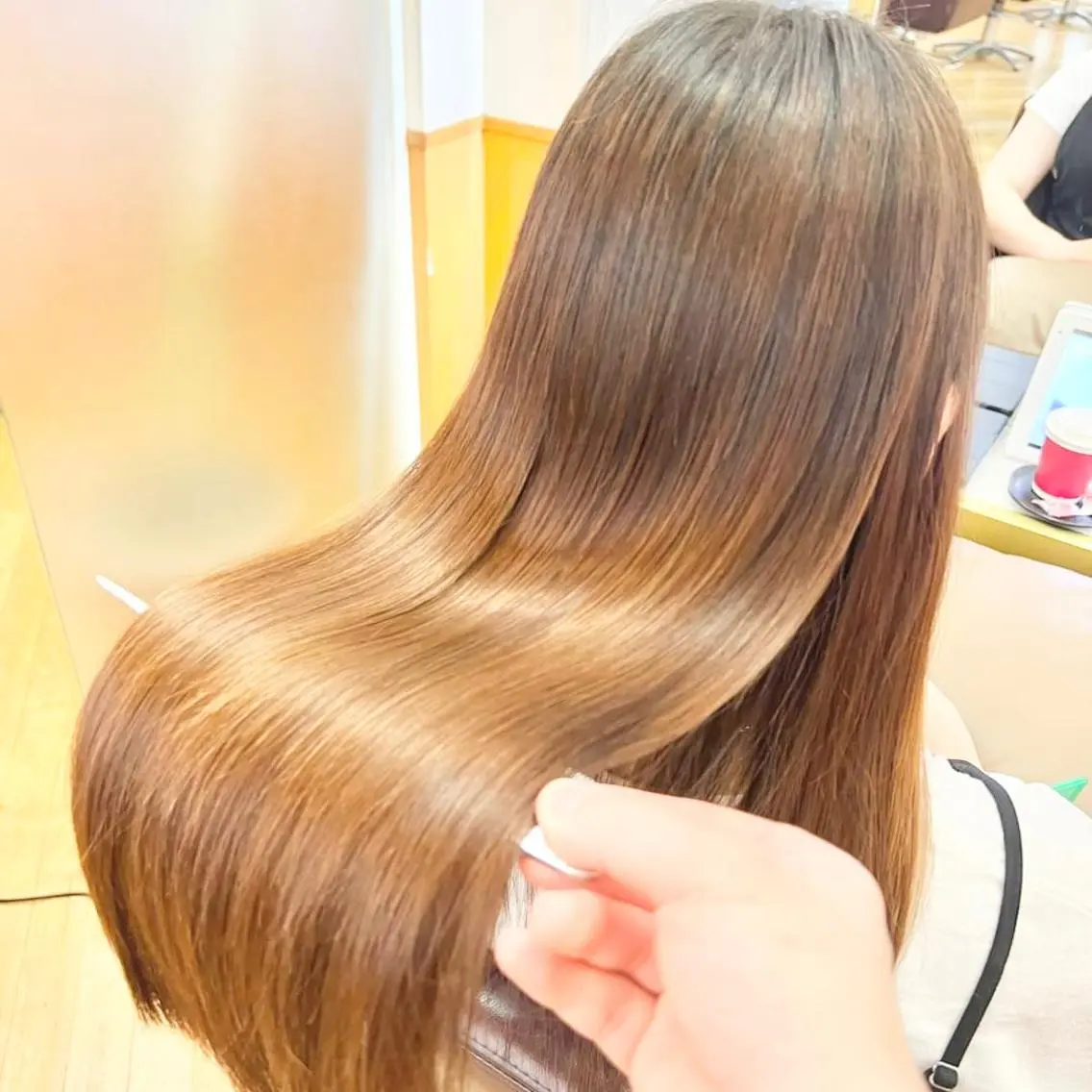 ロング カット 縮毛矯正 トリートメント 中根 いち 美髪を作るプロのヘアスタイル