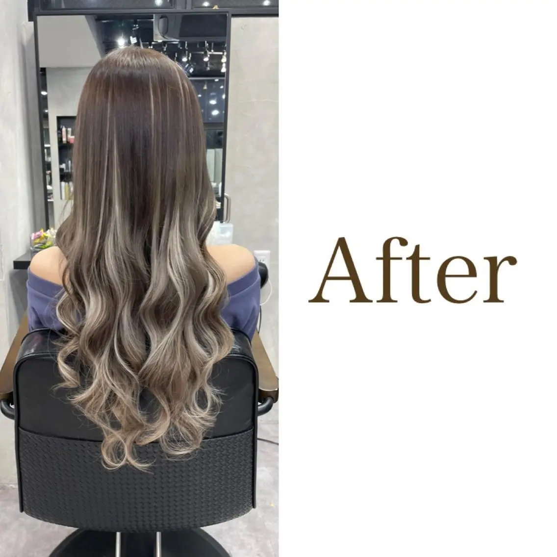 ミディアム カラー ヘアアレンジ ショートボブ シールエクステ ミディアムパーマ バレイヤージュ 透明感カラー FAAM Tsuneのヘアスタイル