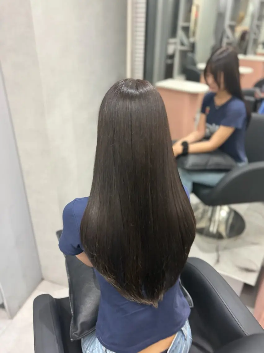 ロング カット ヘアカラー トリートメント THE ECT 🌸濱吉優希🌸のヘアスタイル
