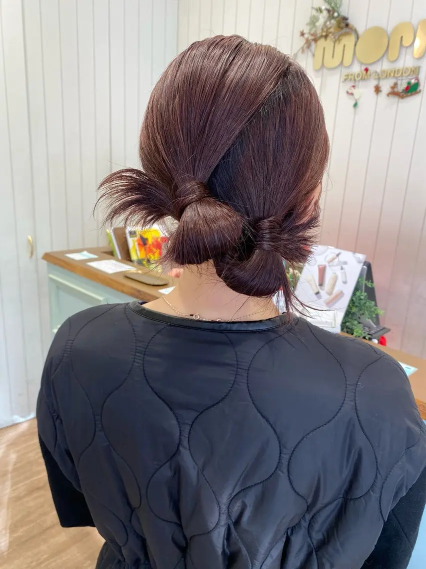 ヘアアレンジ ヘアセット ayaka #パーマ#アレンジのヘアスタイル
