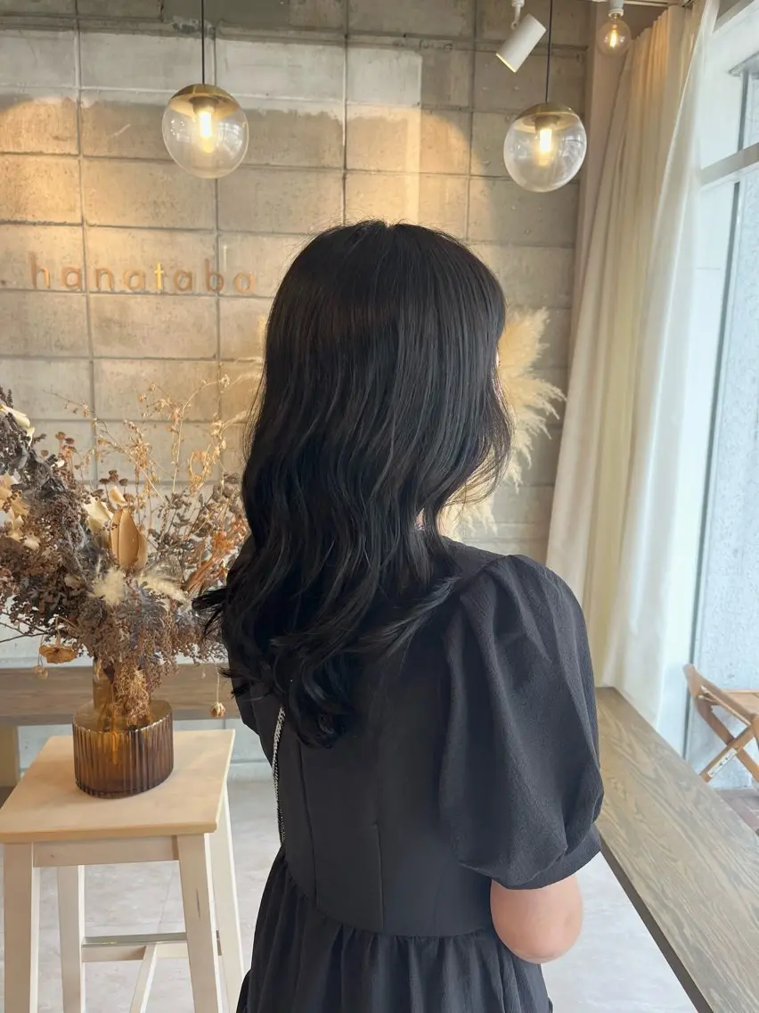 ロング カラー グレージュ オリーブグレージュ オリーブグレー 椙山 沙南子のヘアスタイル