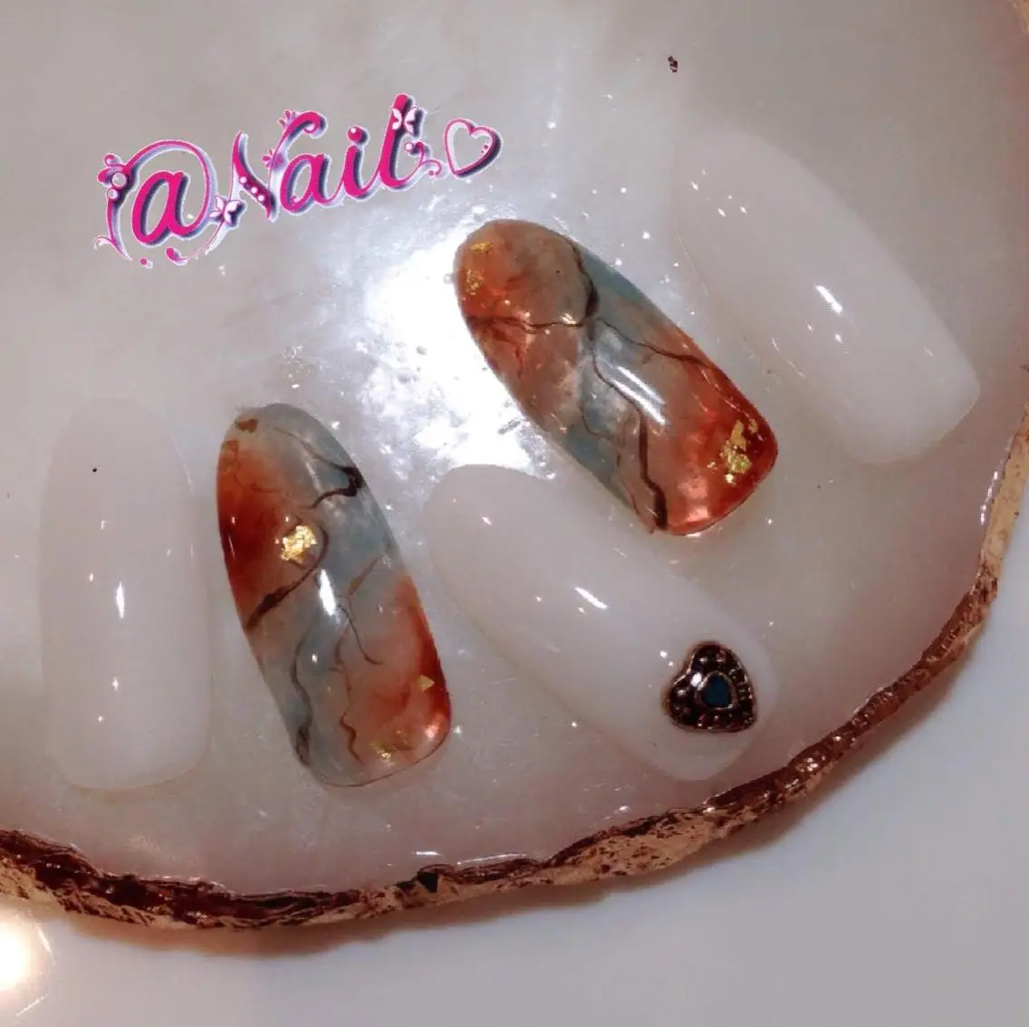 ネイル ネイルチップ 小尾 栞のネイルデザイン