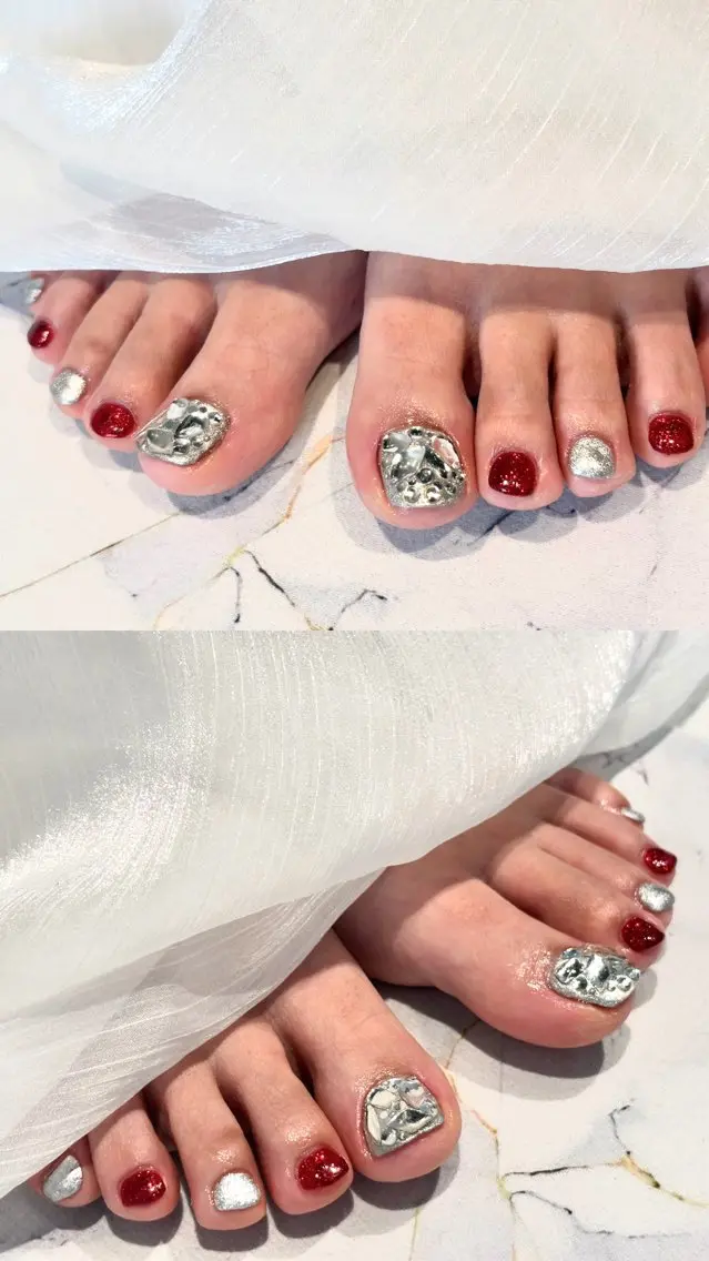 ネイル フットネイル 若江岩田/ROBED nailsalonのネイルデザイン