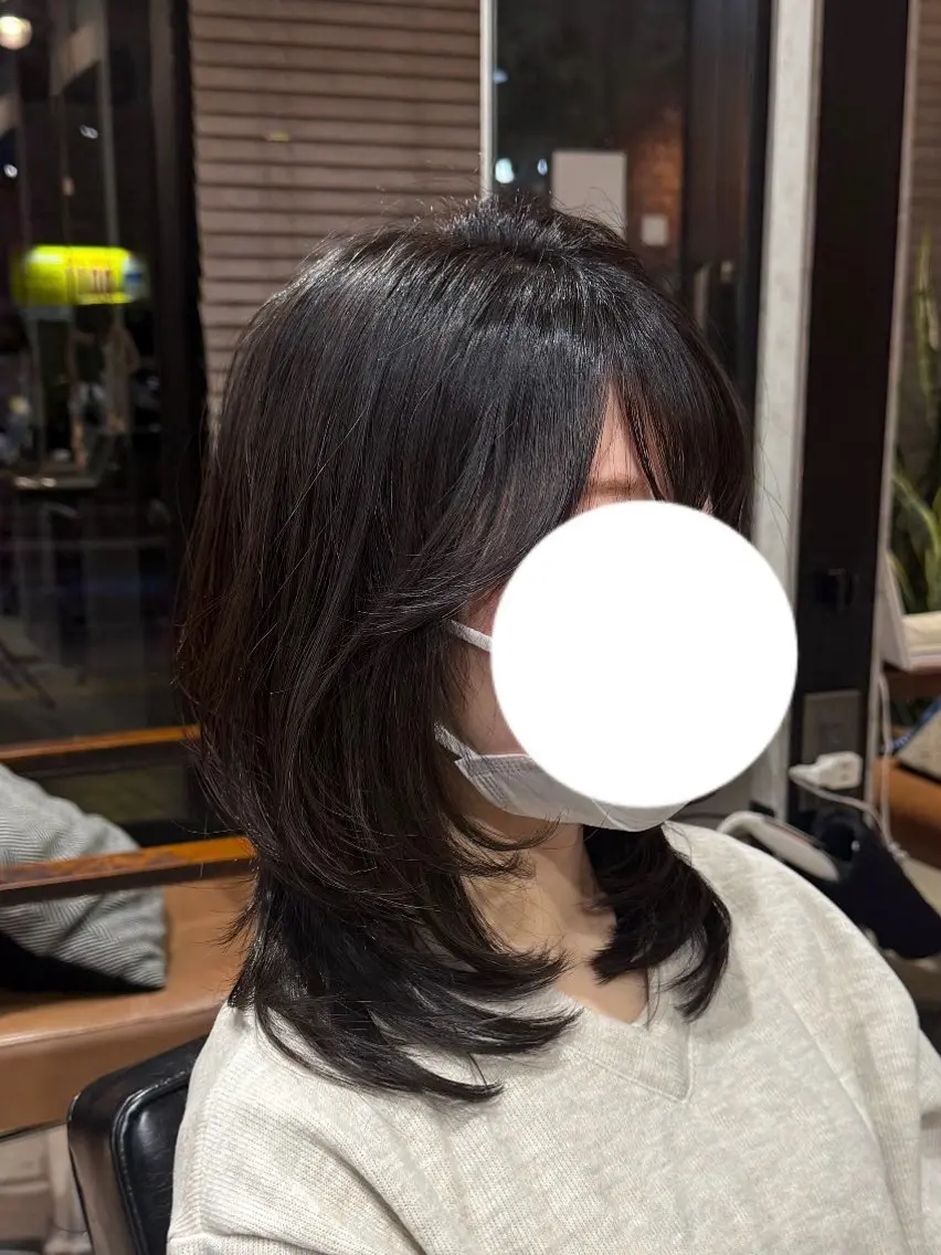トレンドハッシュカットカット➕髪質改善トリートメント🫧(5センチ程カット可能な方)の写真