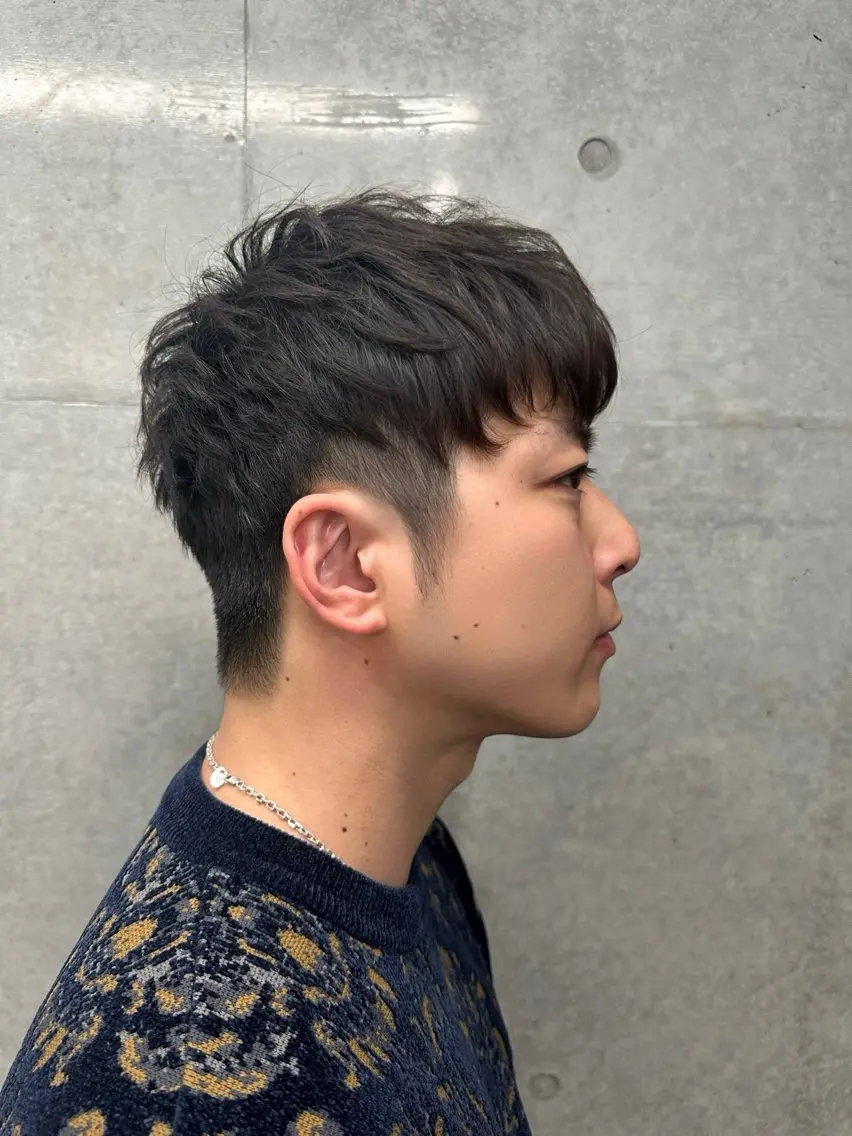 ショート メンズ カット 原宿アンリ 山下卓也のヘアスタイル