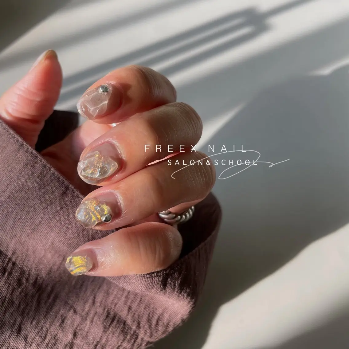ネイル ハンドネイル ハンドケア freex nail /ニュアンス/個性派のネイルデザイン