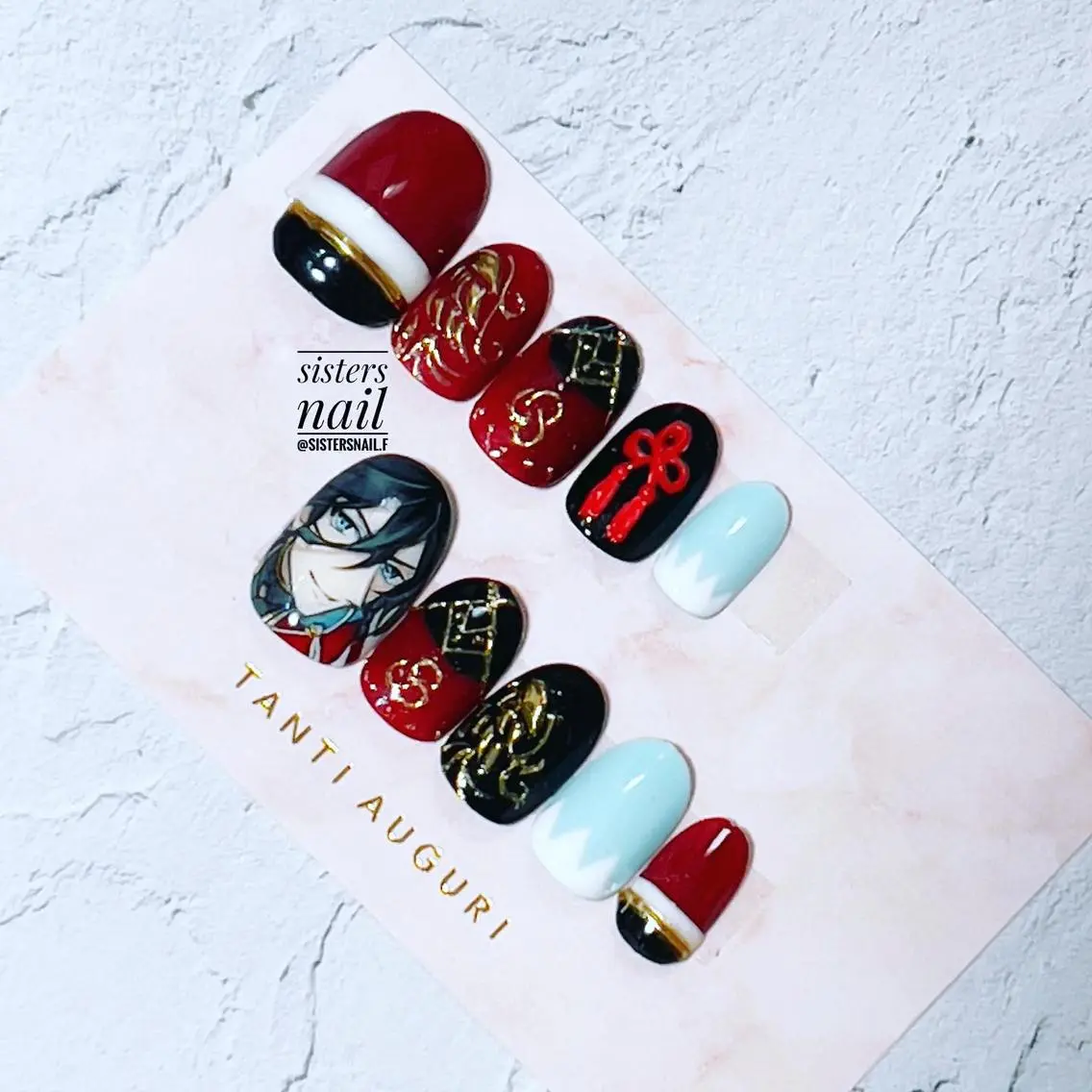ネイル アートネイル ネイルチップ sisters nail.fのネイルデザイン