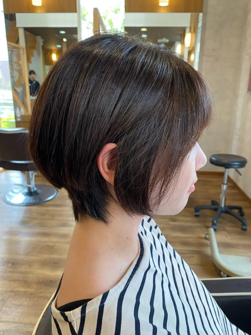 ショート カラー パーマ カット 🌼大人美人ショート 佐藤慎哉🌼のヘアスタイル