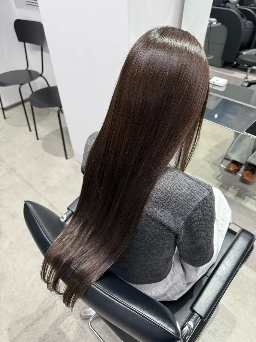 【期間限定💎】髪質改善ストレートパーマ+1stepトリートメントの写真