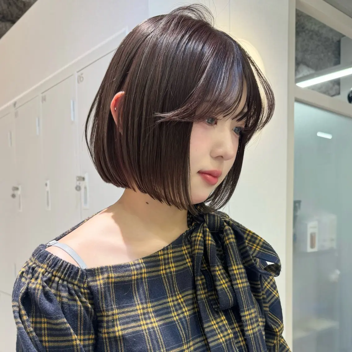 ショート ボブ 透明感🍨レイヤー ヘアセット/miyuのヘアスタイル