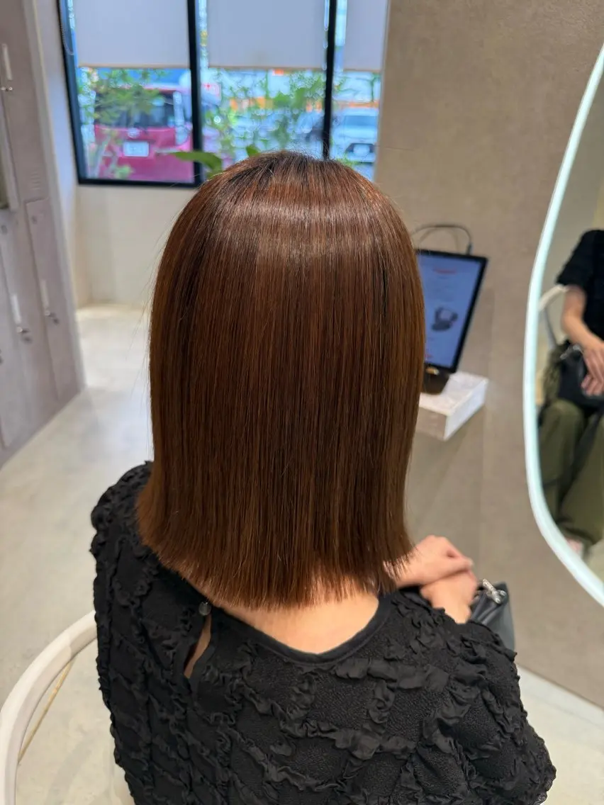 縮毛矯正 馬場 美咲のヘアスタイル