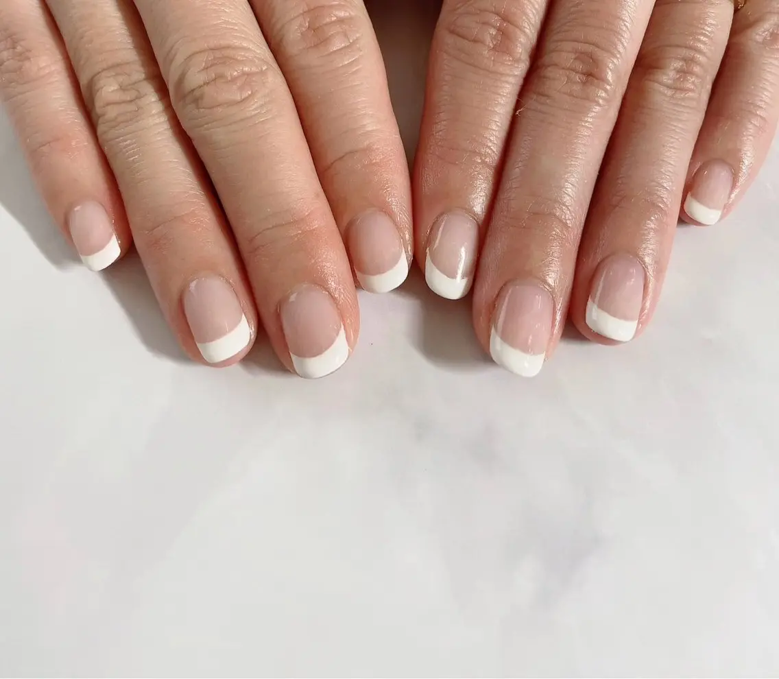 ネイル フレンチネイル BURGUNDY keikoのネイルデザイン
