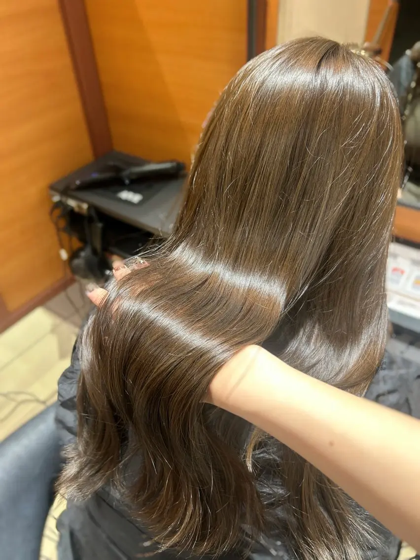 ロング カット ヘアカラー トリートメント ✨🍀岩崎 唯🍀✨のヘアスタイル