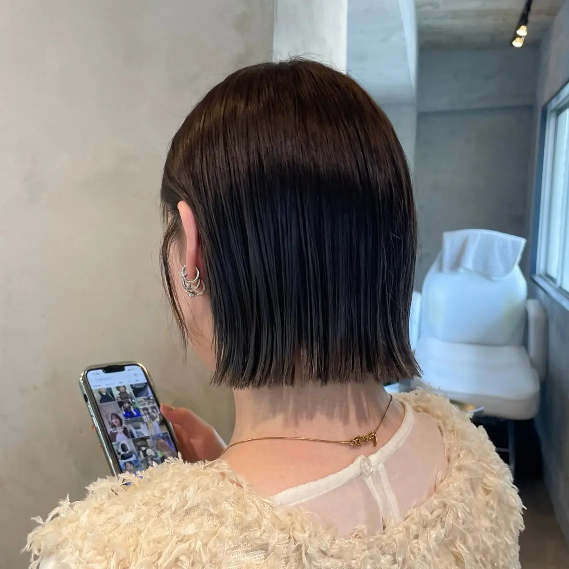 ショート カラー ボブ カット Koko . 【高円寺】のヘアスタイル