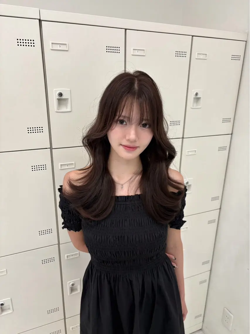 セミロング カラー パーマ ヘアアレンジ メンズ ヘアカラー トリートメント ♡ 𝐑𝐈𝐎♡のヘアスタイル