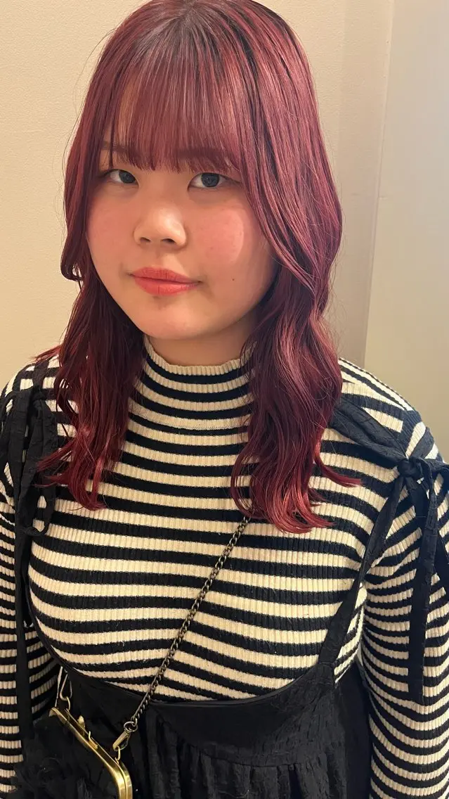 ミディアム ヘアカラー 【美ボブ.艶カラー. 梅田茶屋町】midoのヘアスタイル