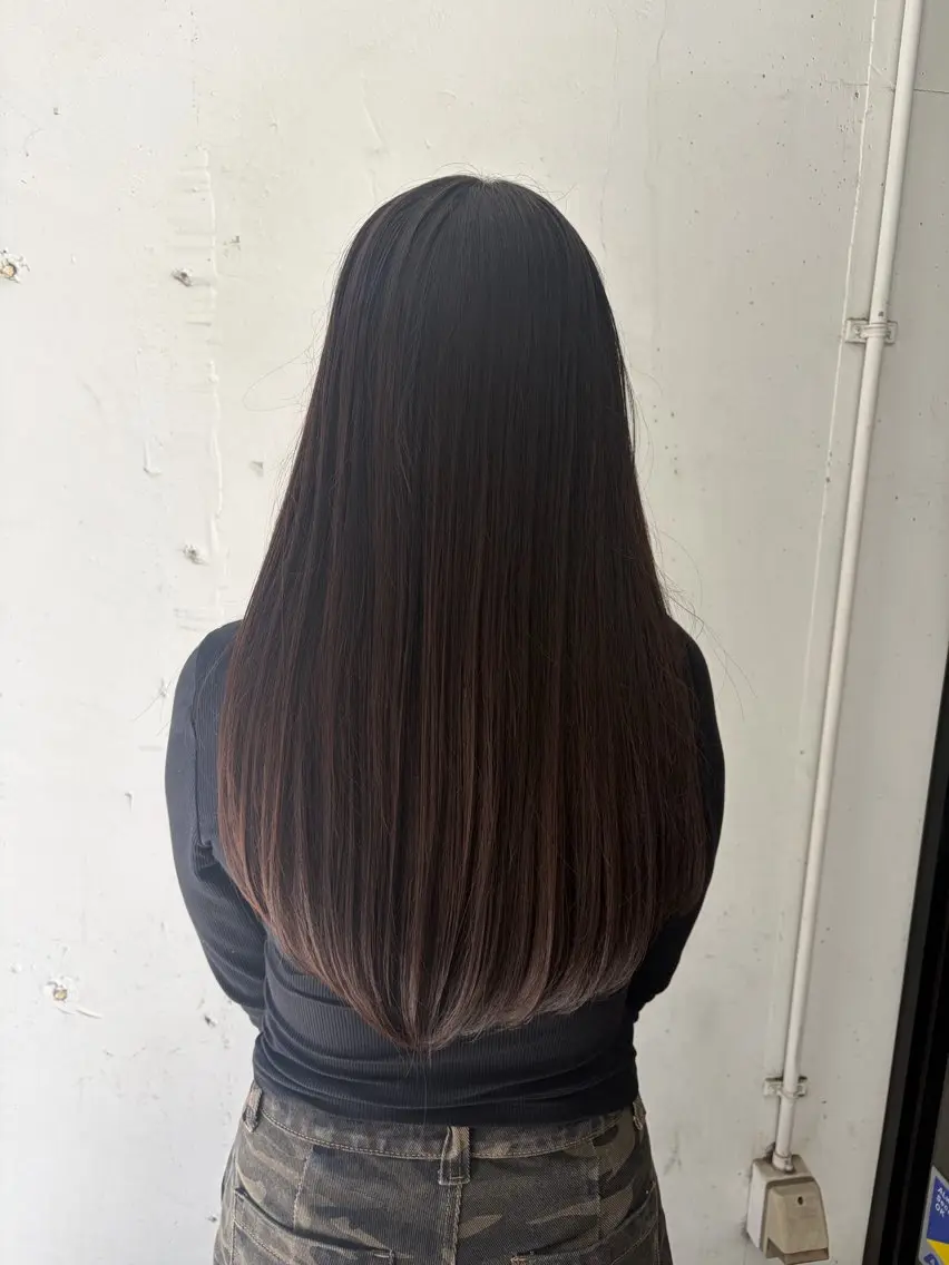 ロング 【無料】カット いながわゆあのヘアスタイル