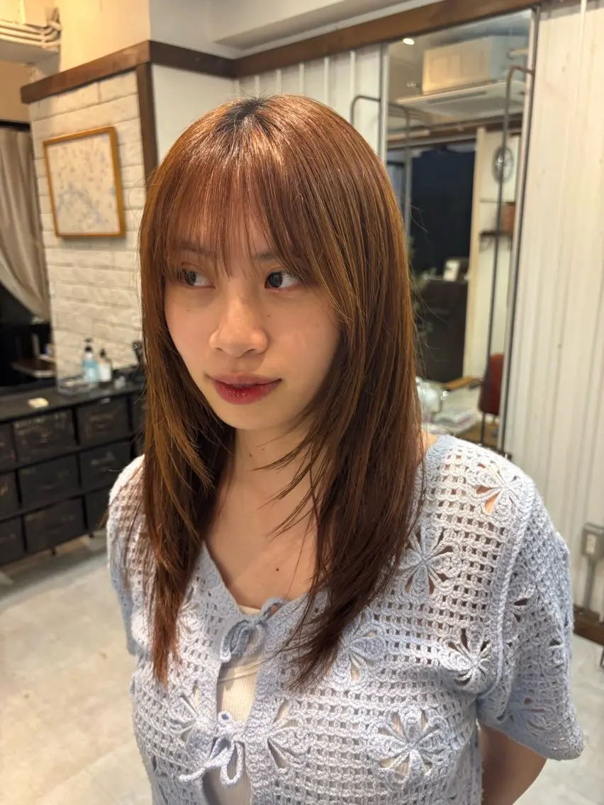 ロング 宇留間 涼香のヘアスタイル