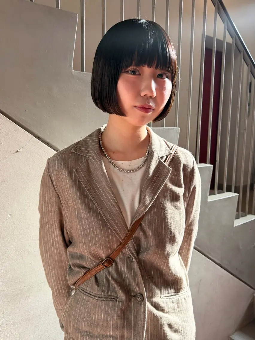 ショート カット ヘアカラー トリートメント Manaka🟤 今泉　Musiiikのヘアスタイル