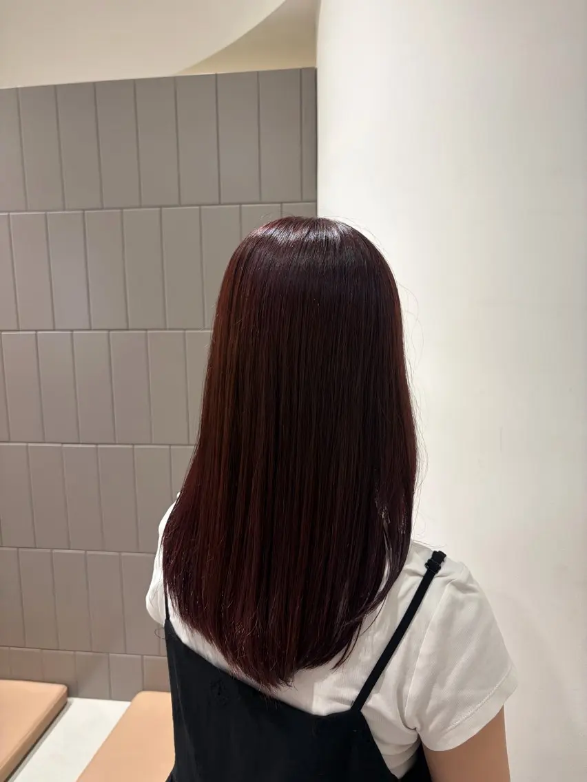 カラー ヘアカラー きのした あおいのヘアスタイル