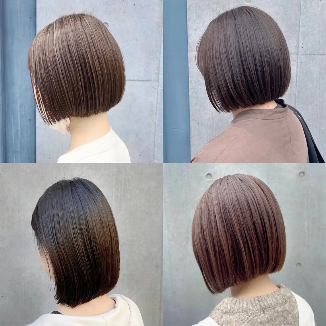 ショート カラー ヘアアレンジ ボブ ヘッドスパ marika/ボブ /透明感カラーのヘアスタイル