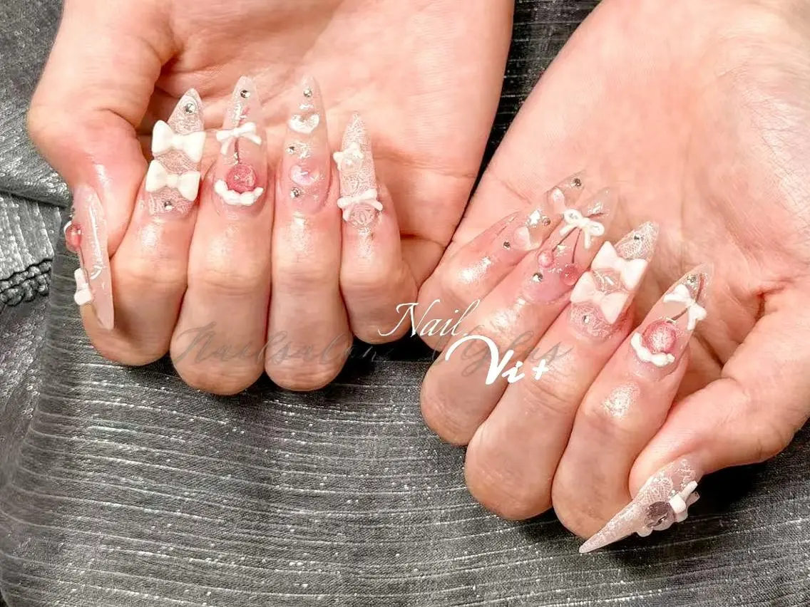 ネイル ハンドネイル ✨Nailsalon Vi+ビィプラスのネイルデザイン