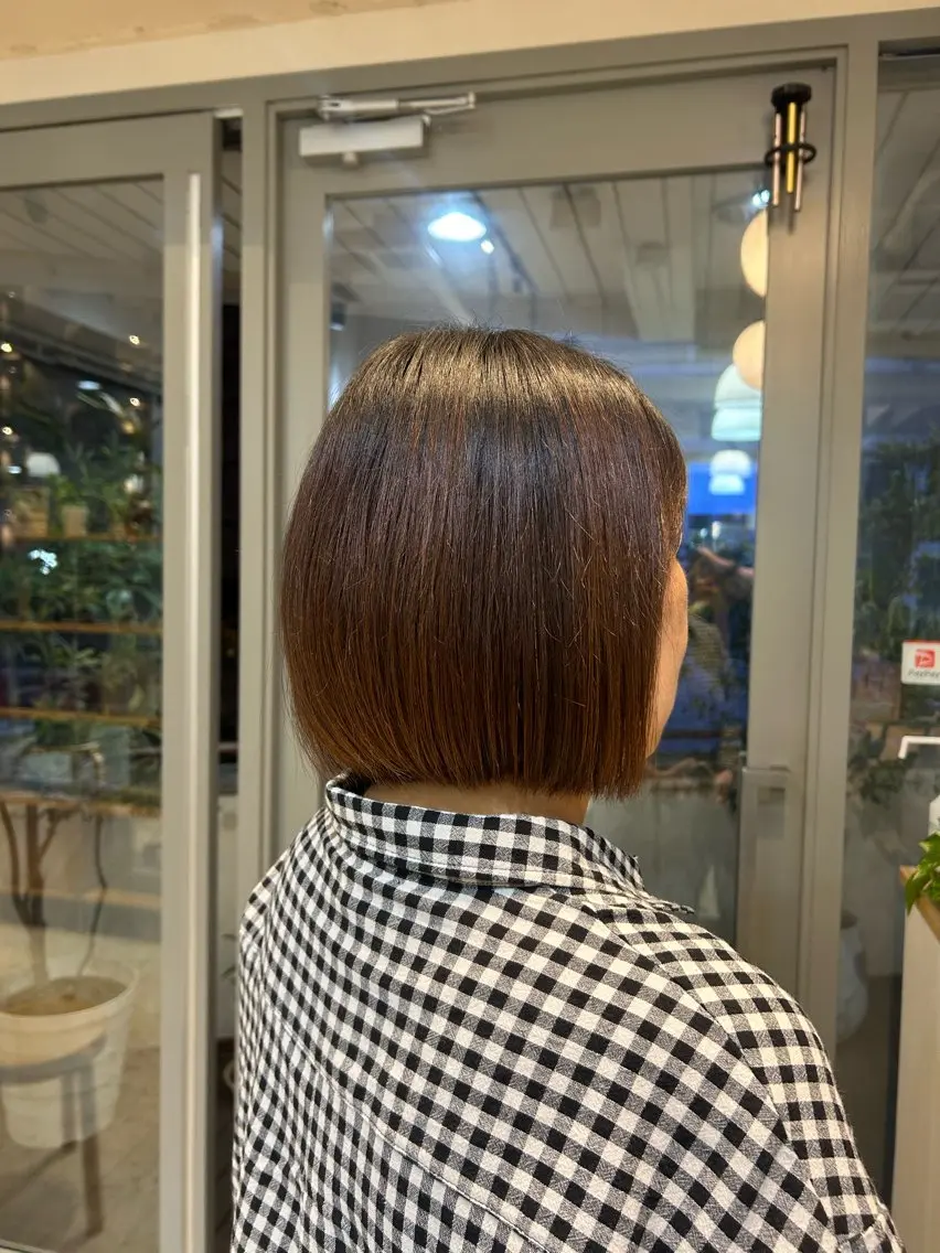 ショート ボブ カット ウジイエ ミユウのヘアスタイル