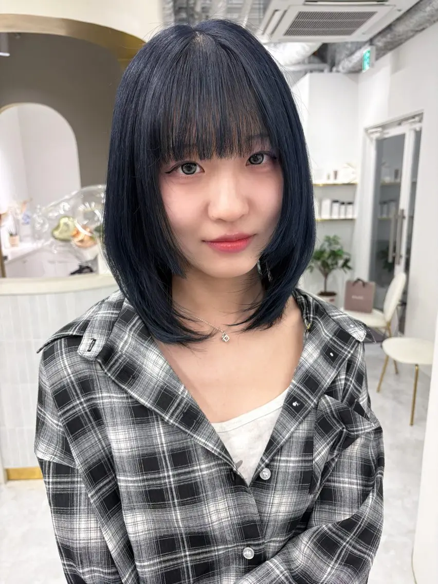 ミディアム ヘアカラー rui 🍑 / vinceのヘアスタイル