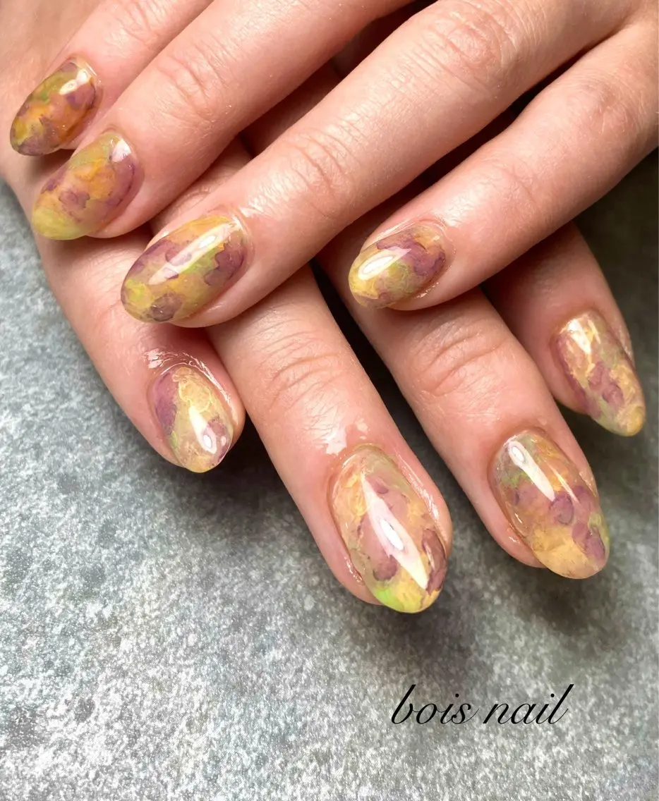 ネイル ハンドネイル bois nail ボワネイル北巽のネイルデザイン