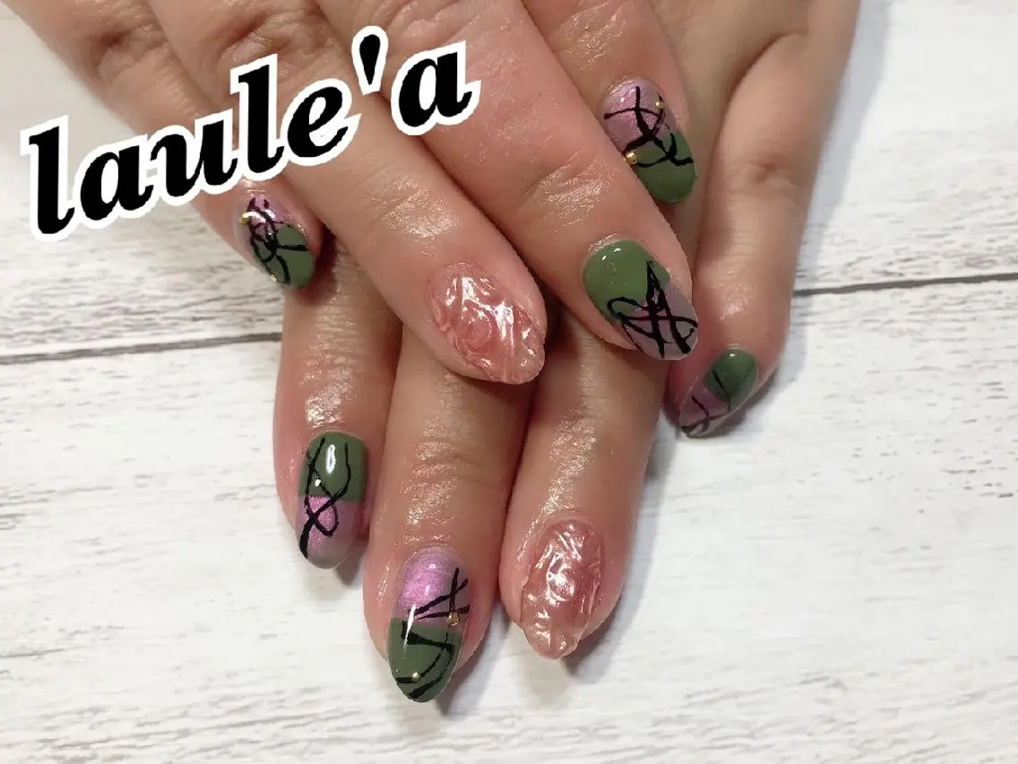 ネイル ハンドネイル Rグループ felizのネイルデザイン