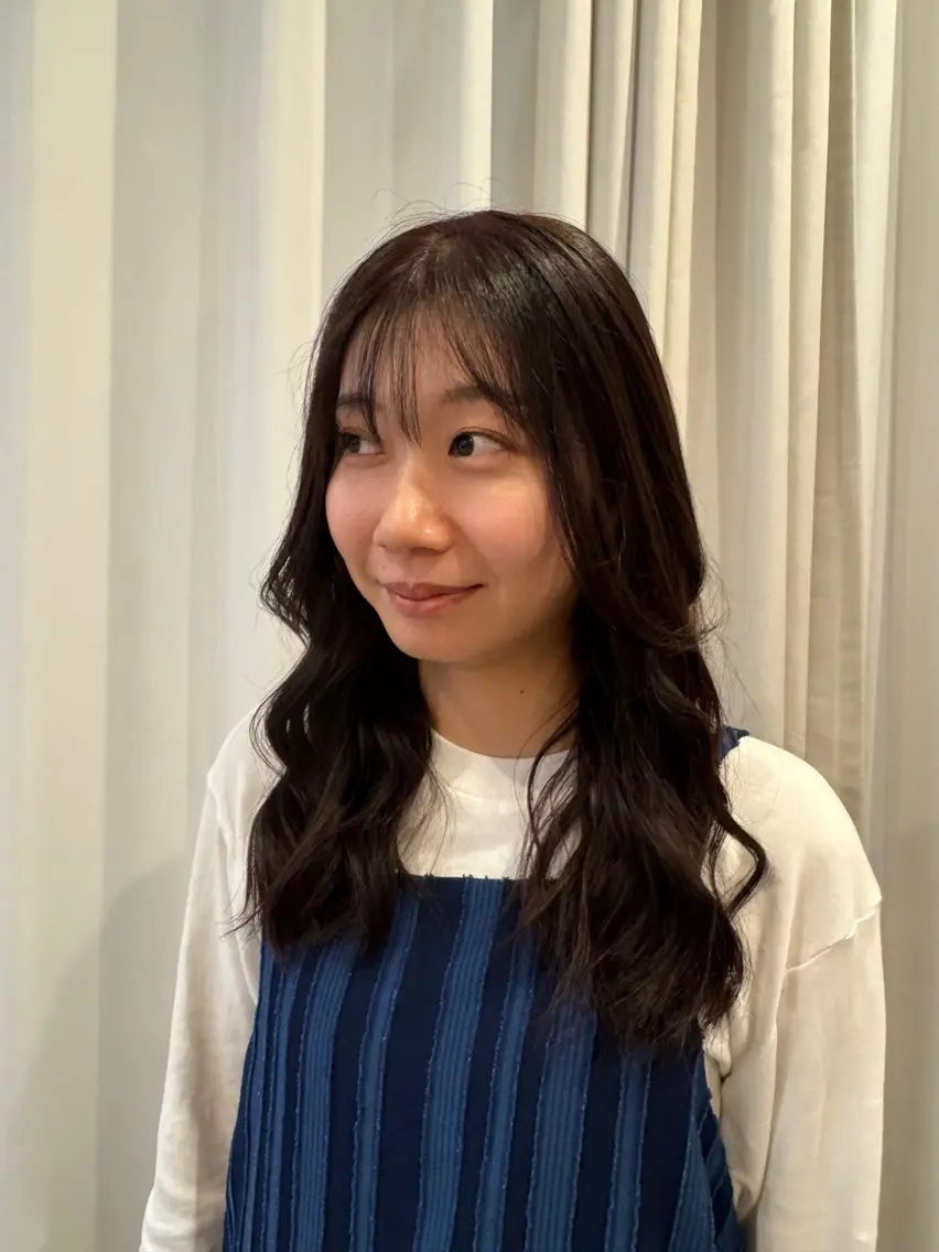 ミディアム 玉井 楓果のヘアスタイル