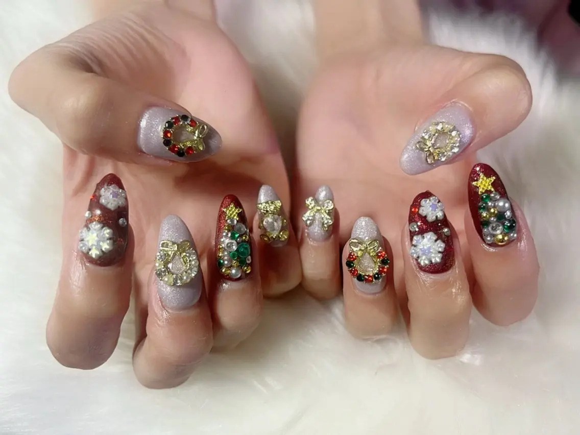 ネイル 冬ネイル クリスマス ・ Styleのネイルデザイン