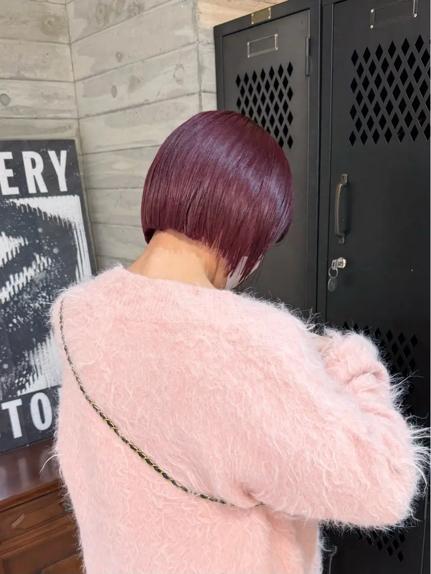 ショート カラー カット ヘアカラー トリートメント 色落ち綺麗透明感カラ /ボブ/ナカツヒカルのヘアスタイル