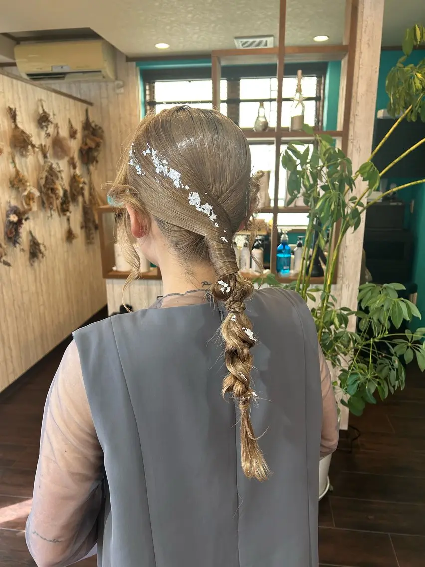 ヘアセットの写真
