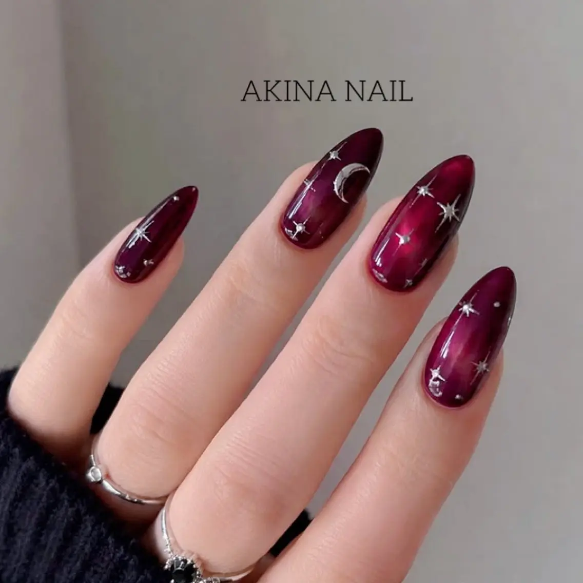 セミロング ハンドネイル Akina Nail 亀戸のネイルデザイン